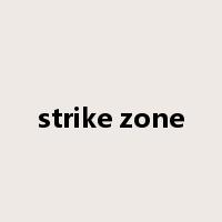 strike zone是什么意思