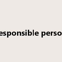 responsible person是什么意思
