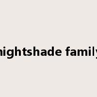 nightshade family是什么意思