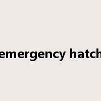 emergency hatch是什么意思