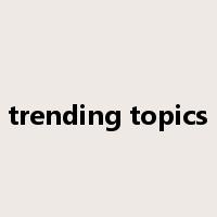 trending topics是什么意思
