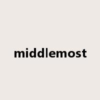 middlemost是什么意思