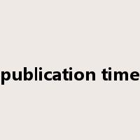 publication time是什么意思