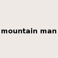 mountain man是什么意思