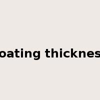 coating thickness是什么意思