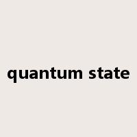 quantum state是什么意思