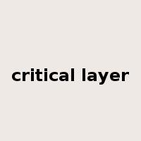 critical layer是什么意思