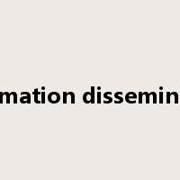 information dissemination是什么意思