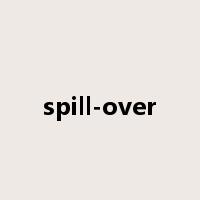 spill-over是什么意思