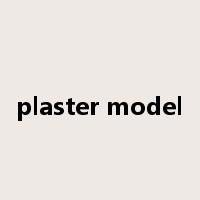 plaster model是什么意思