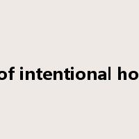crime of intentional homicide是什么意思