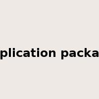 application package是什么意思