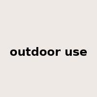 outdoor use是什么意思