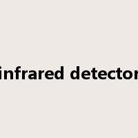 infrared detector是什么意思