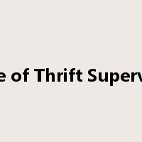 Office of Thrift Supervision是什么意思