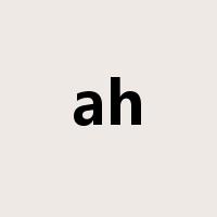ah是什么意思