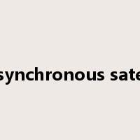 geosynchronous satellite是什么意思