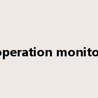 operation monitor是什么意思