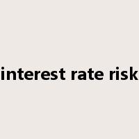interest rate risk是什么意思