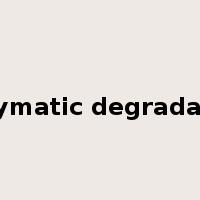 enzymatic degradation是什么意思