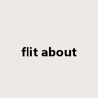 flit about是什么意思