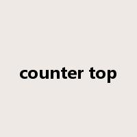 counter top是什么意思