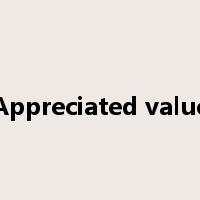 Appreciated value是什么意思