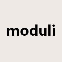 moduli是什么意思