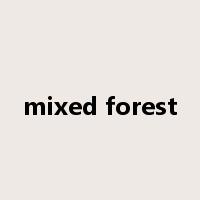 mixed forest是什么意思
