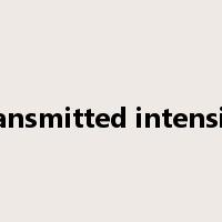 transmitted intensity是什么意思