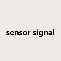sensor signal是什么意思