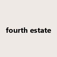 fourth estate是什么意思