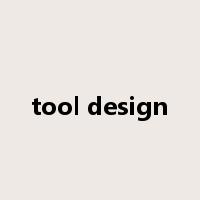 tool design是什么意思