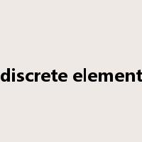 discrete element是什么意思