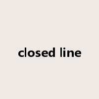 closed line是什么意思