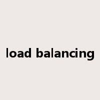 load balancing是什么意思