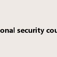 national security council是什么意思