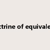 doctrine of equivalents是什么意思