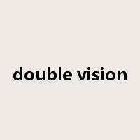 double vision是什么意思