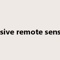 passive remote sensing是什么意思