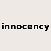 innocency是什么意思