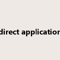 direct application是什么意思
