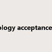 Technology acceptance model是什么意思