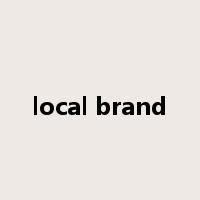 local brand是什么意思