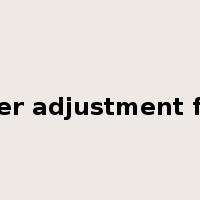 bunker adjustment factor是什么意思