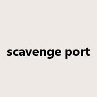 scavenge port是什么意思