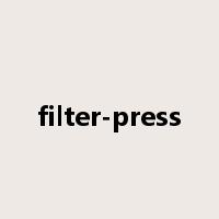 filter-press是什么意思