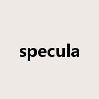 specula是什么意思