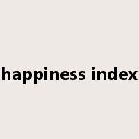 happiness index是什么意思