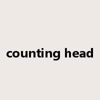 counting head是什么意思